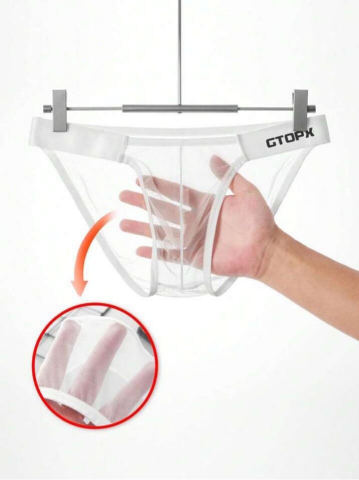 Gtopx Men's Sexy Transparent Comfy Underwear